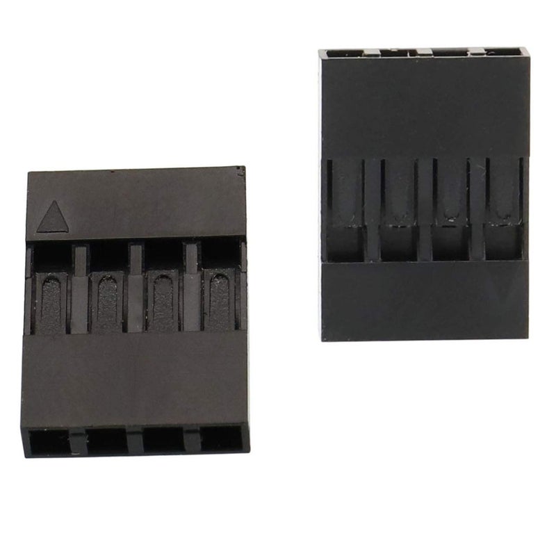 Raogoodcx 200pcs 2.54mm 1x4p Dupont Connector Housing Female for Dupont Cable and Jumper Wire - Image 1